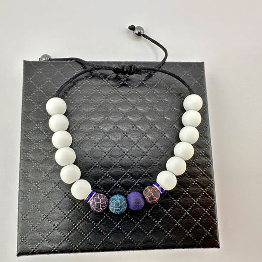 Agate Colorful Bracelet Adjustable