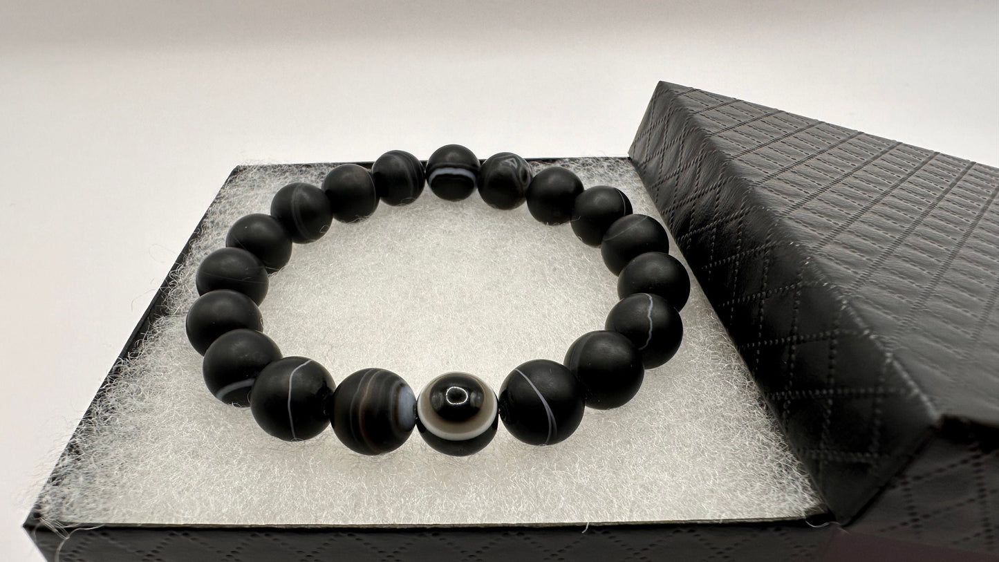 Black Evil Eyes Bracelet