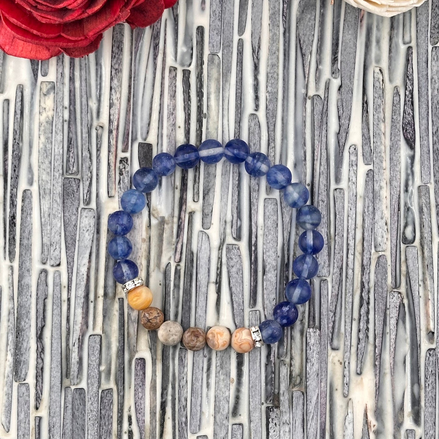 Stone and Agate Bracelet