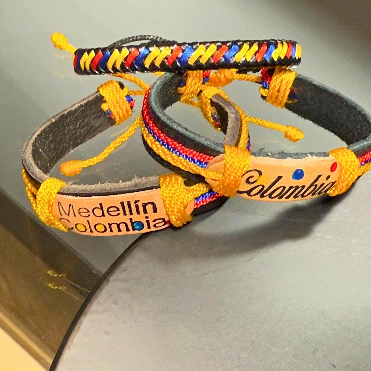 Colombian Flag Bracelet| Adjustable| Handcrafted