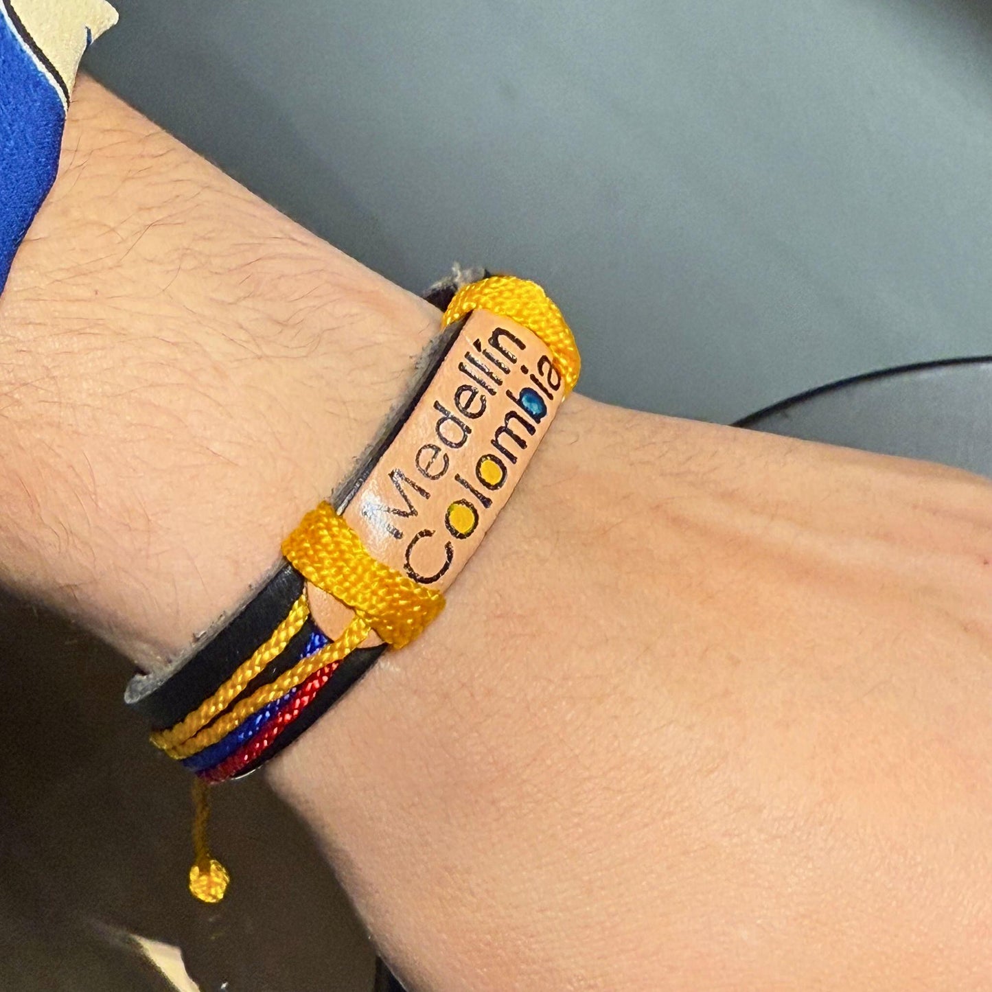 Colombian Flag Bracelet| Adjustable| Handcrafted