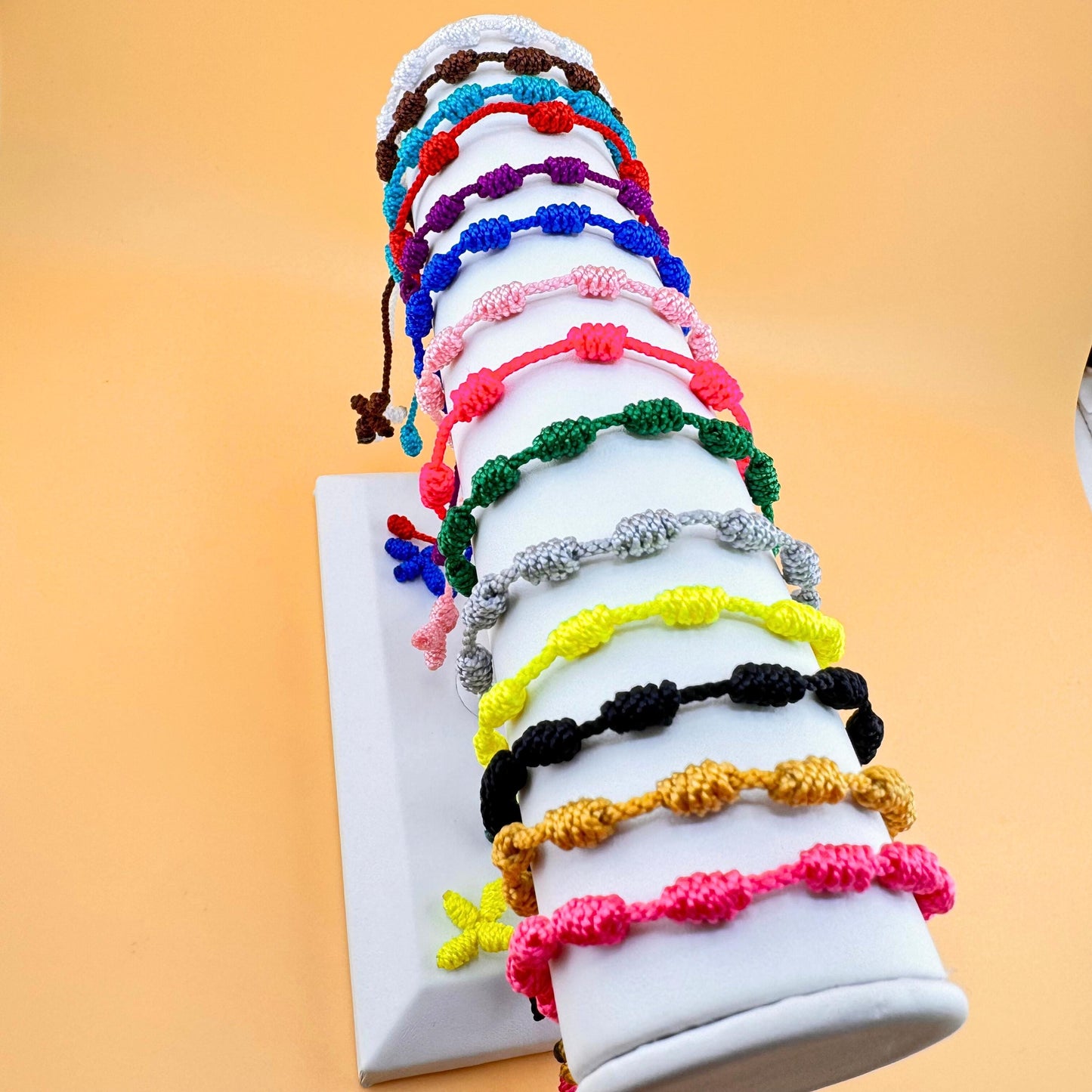 7 Knots Bracelet |Protection Bracelet |7 Knots |Macramé String |Various Colors |Family Bracelets |Lucky Charm |Perfect Gift |Adjustable