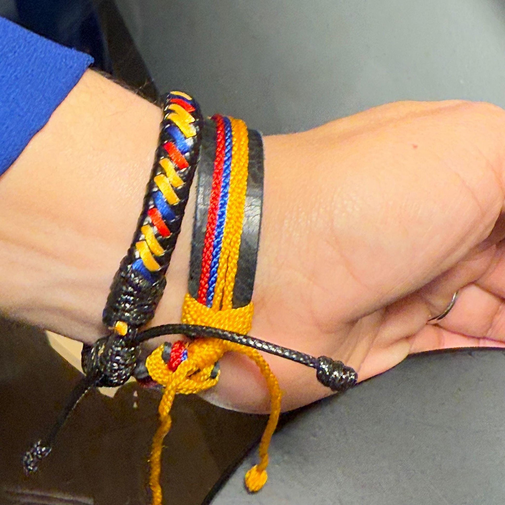 Colombian Flag Bracelet| Adjustable| Handcrafted – Gabrielkiosk