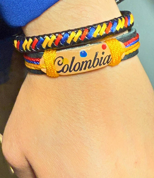 Colombian Flag Bracelet| Adjustable| Handcrafted